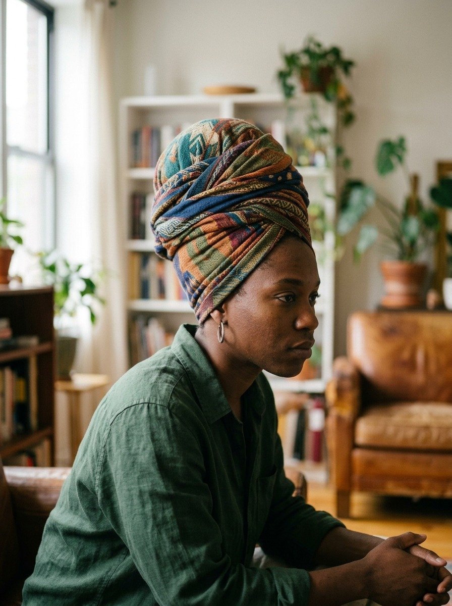Loc Wrap Turban Style