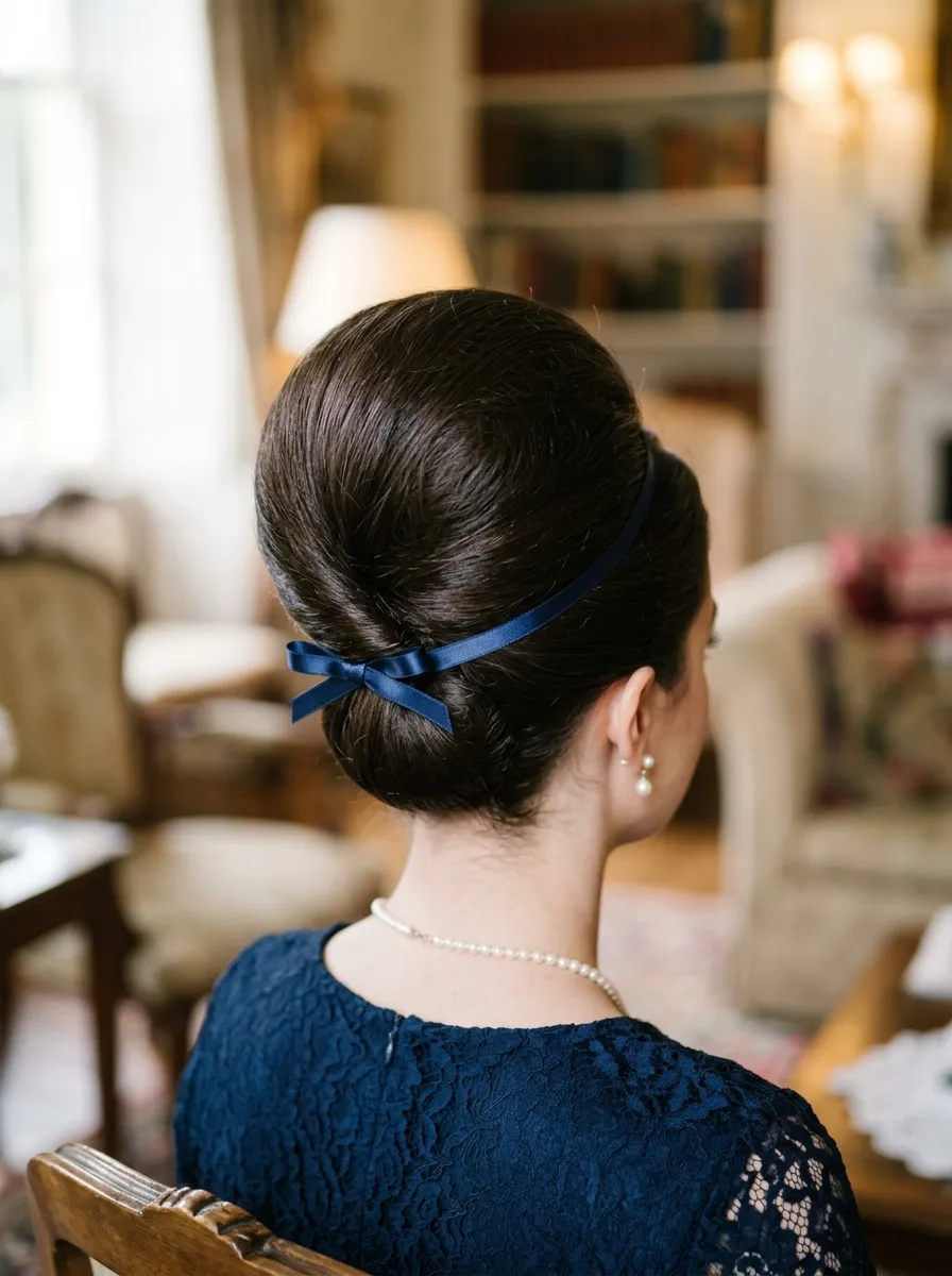 Beehive with Ribbon Accent