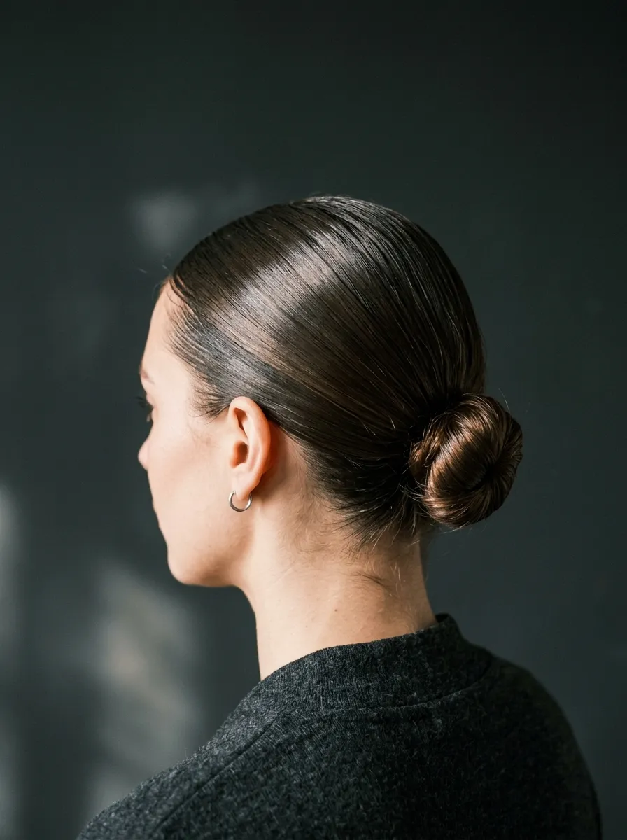 Slicked-Back Bun