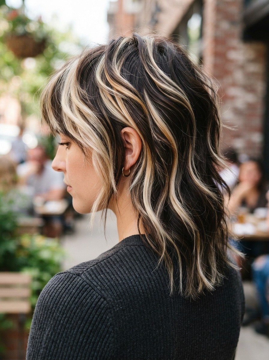 Chunky Highlights Through Choppy Layers