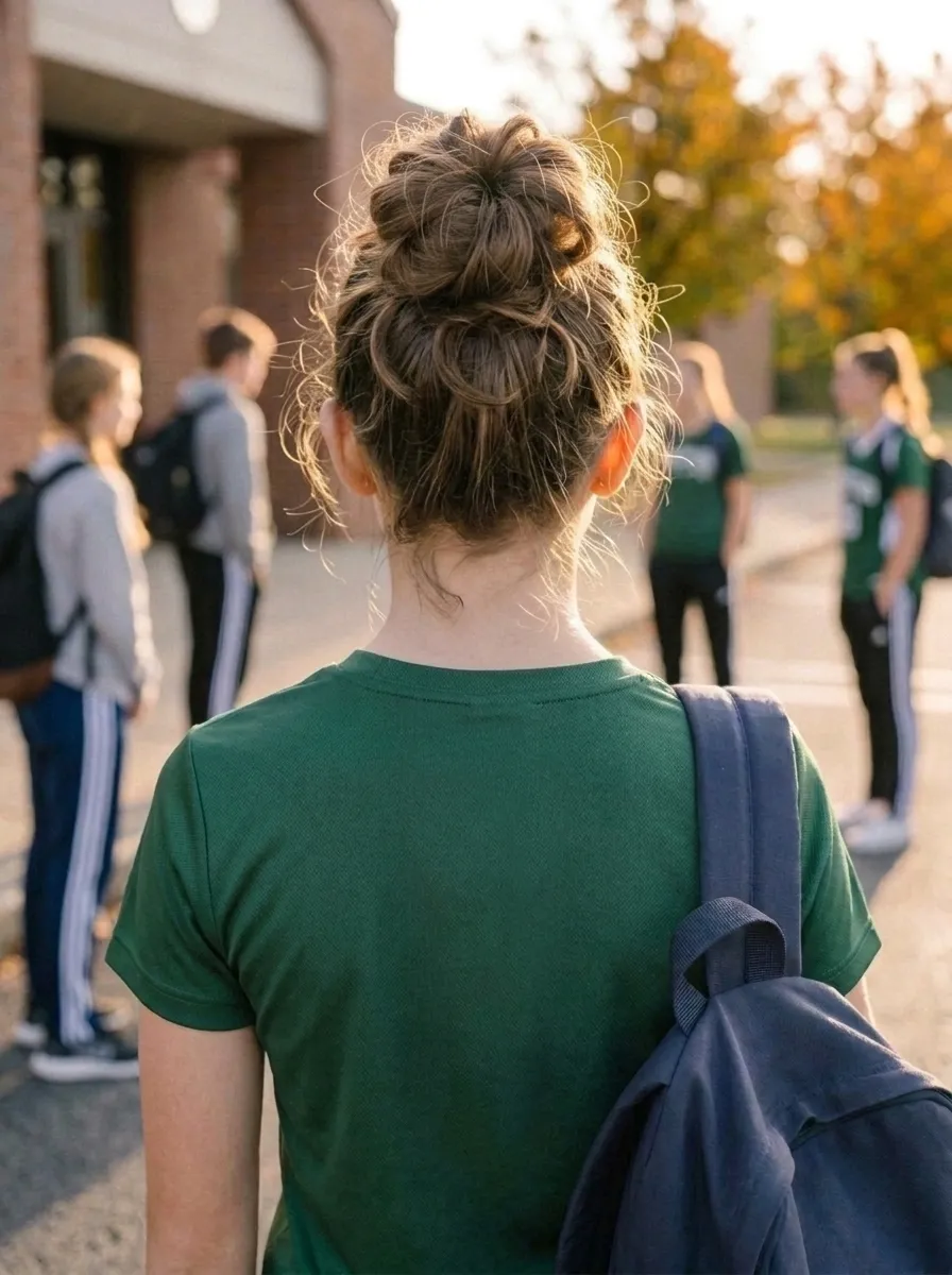 The Textured Top Bun