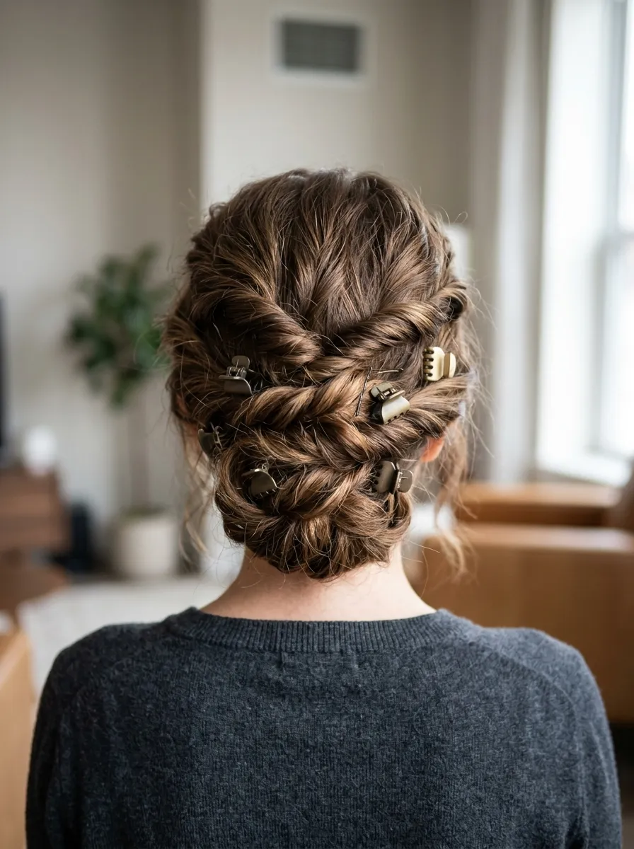 Twist and Clip Updo