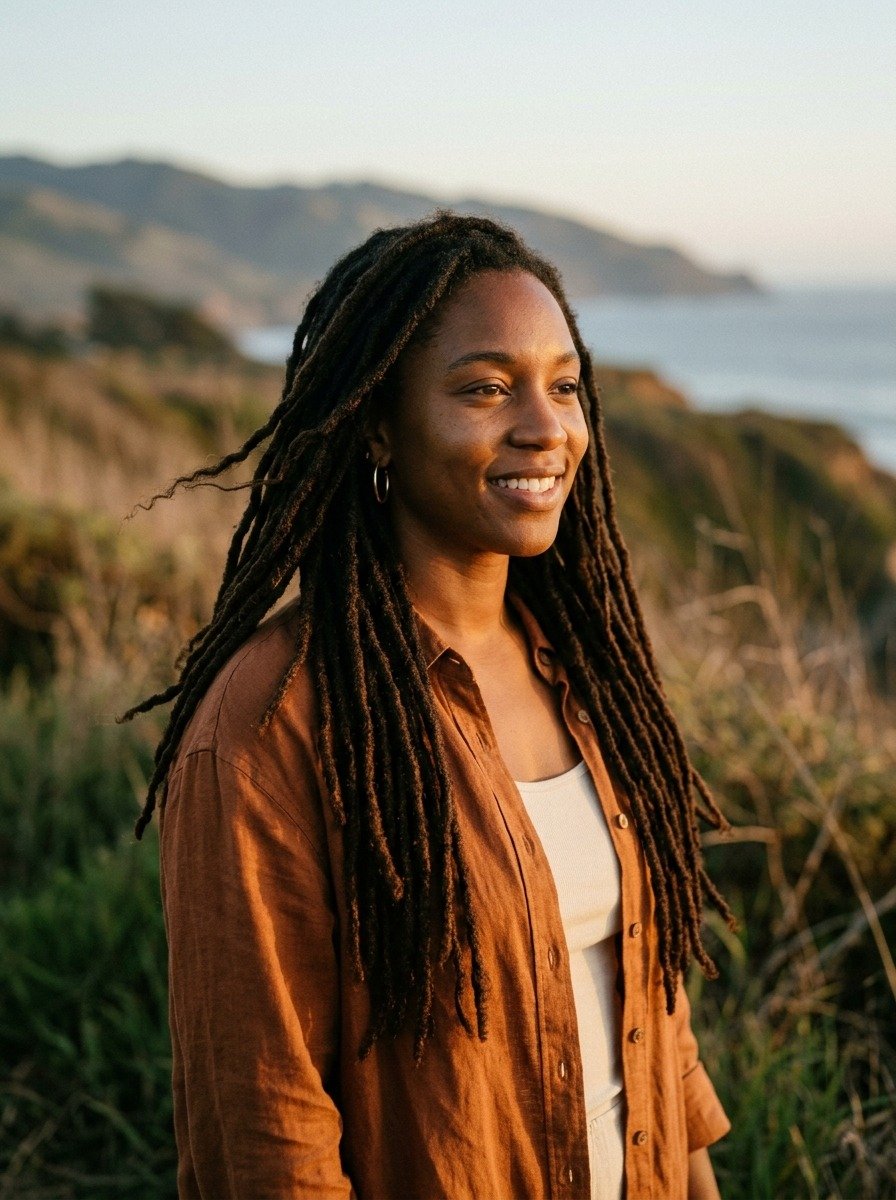 Loc Natural Down Style