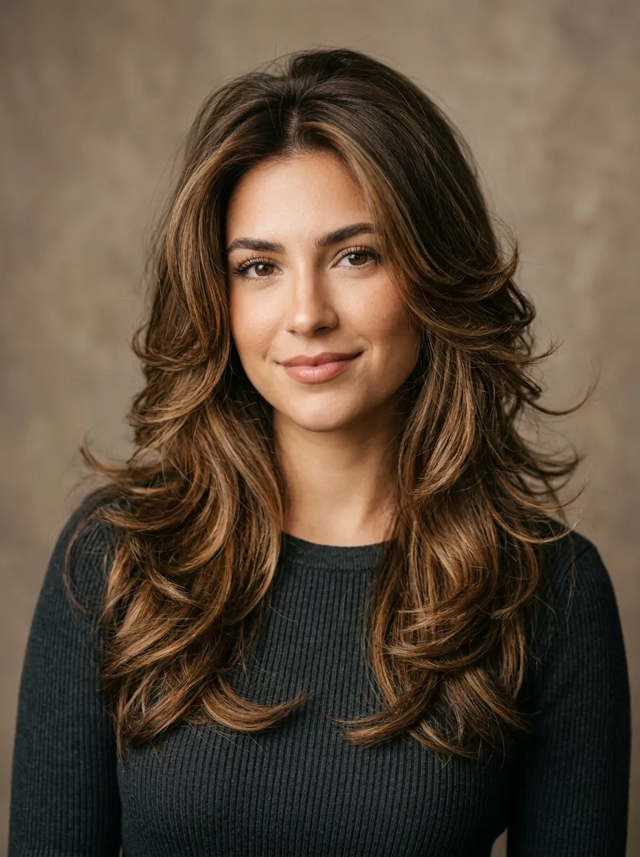 Butterfly Cut with Root Volume
