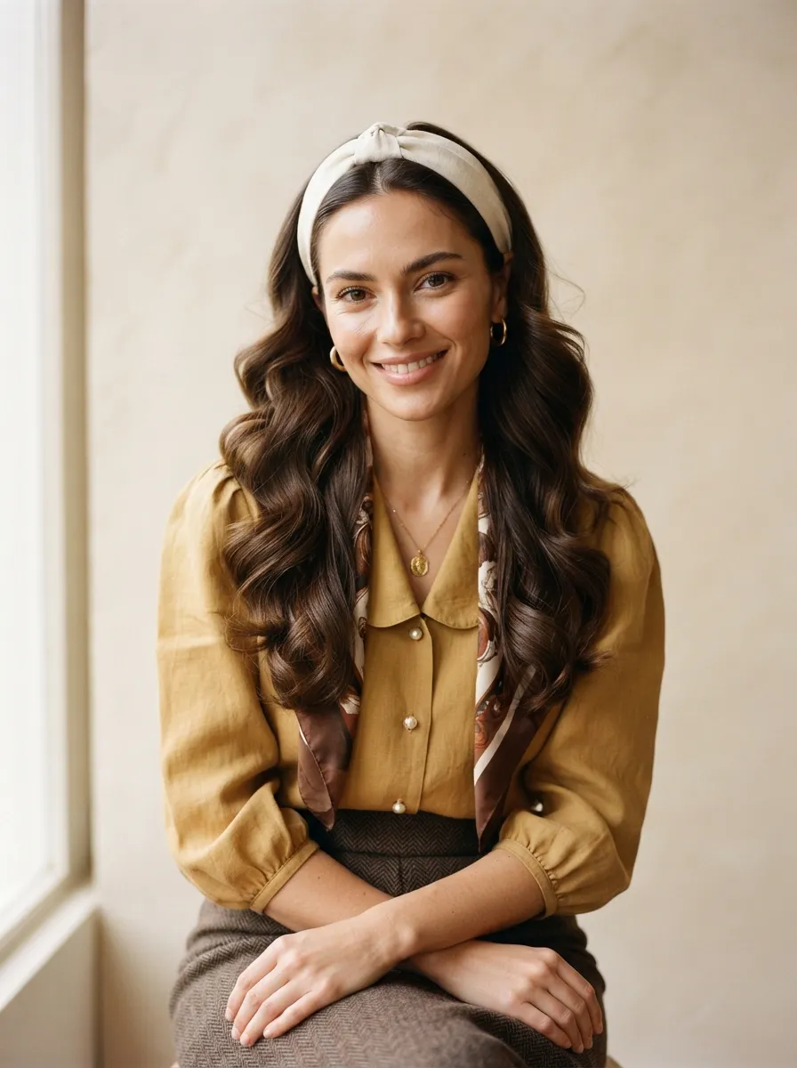 Vintage Waves with Headband