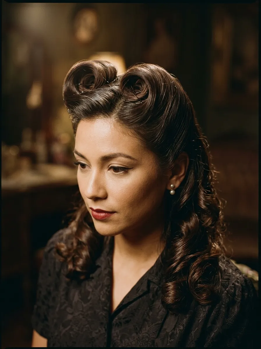 Vintage Victory Rolls