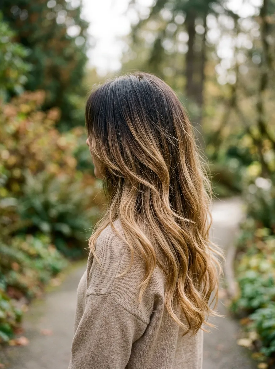 Wolf Cut with Subtle Ombre