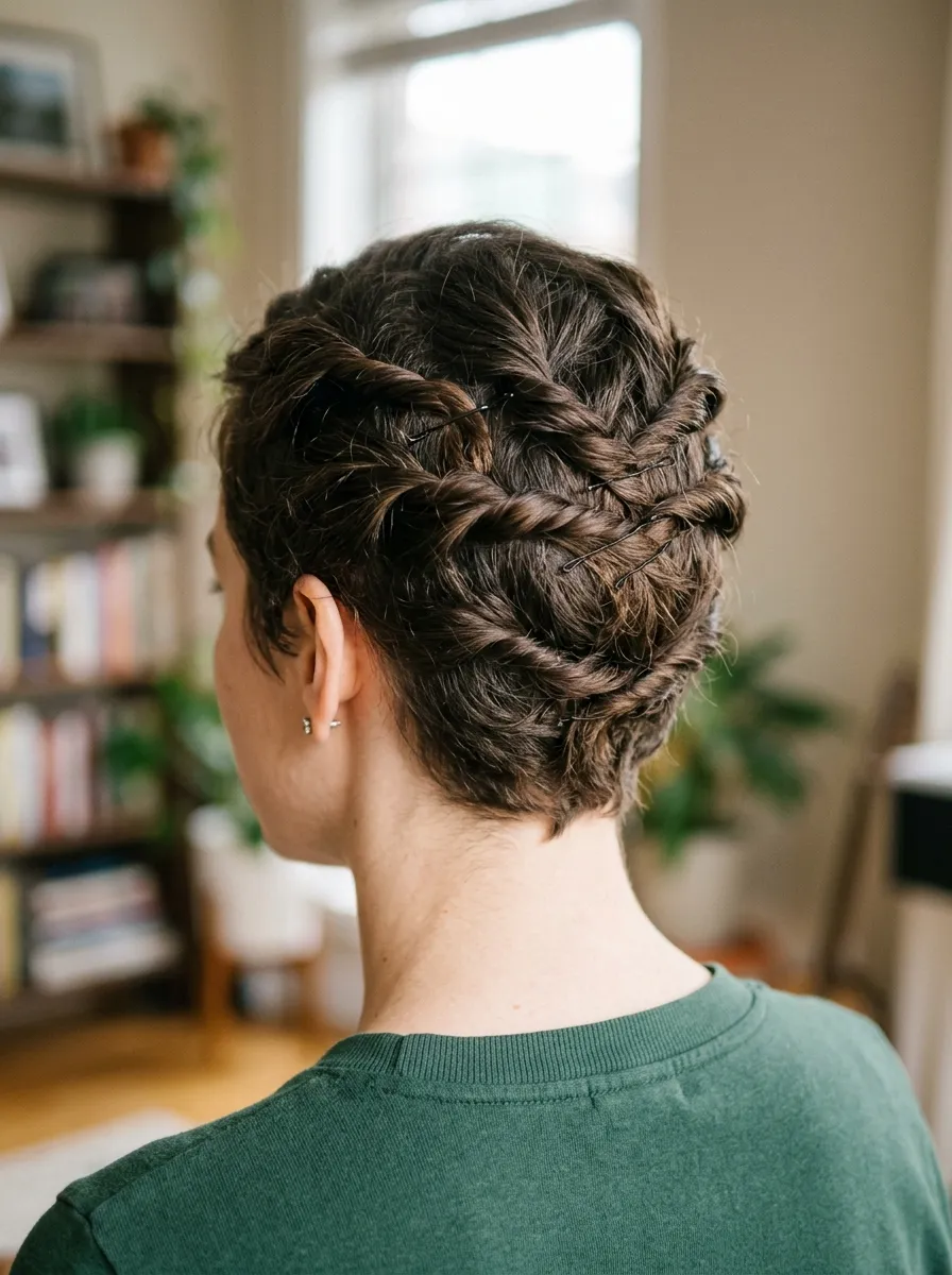 The Twisted Pixie Updo