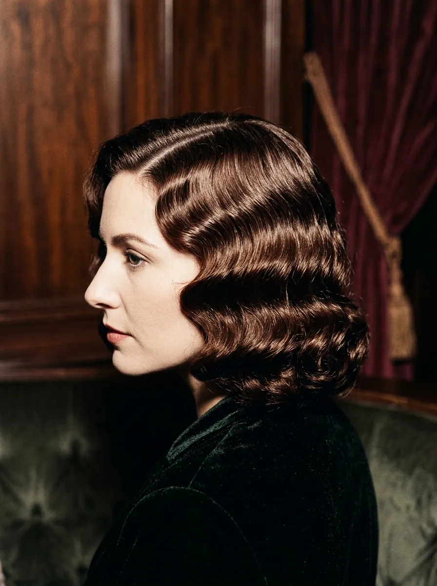Old Hollywood Waves