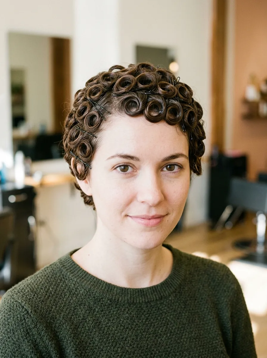 The Short Hair French Roll