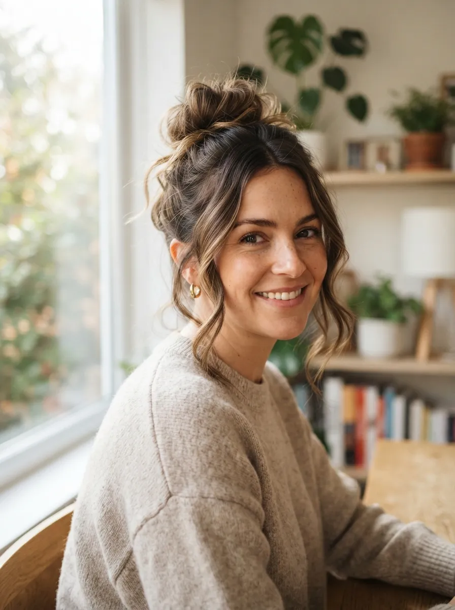 Messy Top Knot