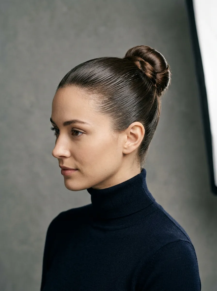 Sleek Ballerina Bun