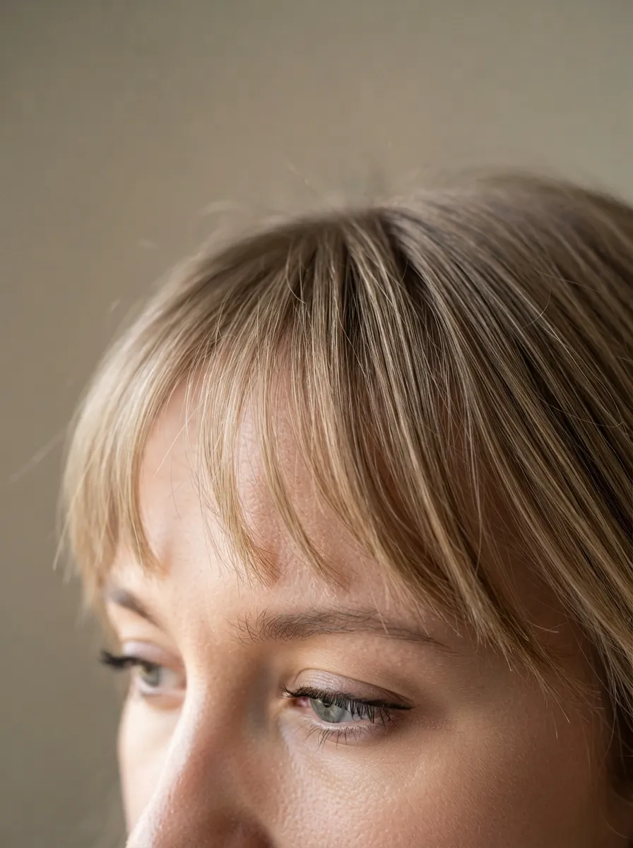 Feathered Wispy Bangs