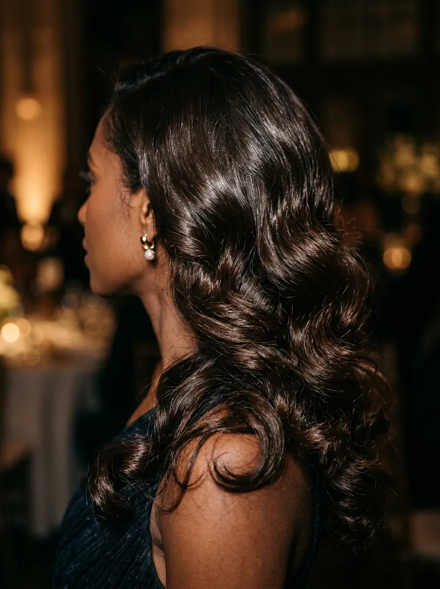 Side Swept Curls