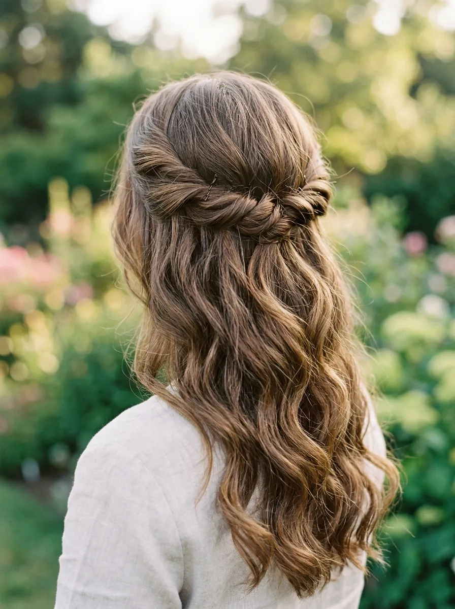 Half-Up Twisted Style