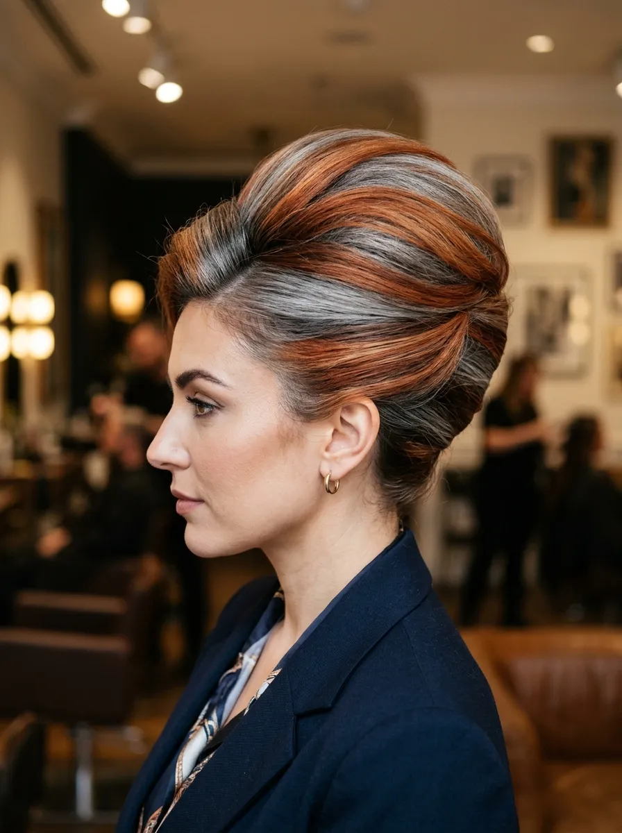 Two-Tone Beehive for Color Lovers