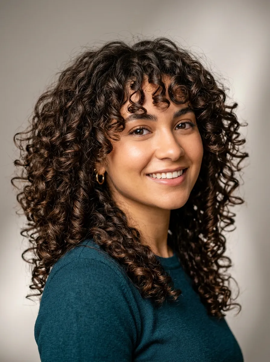 Butterfly Cut for Curly Hair