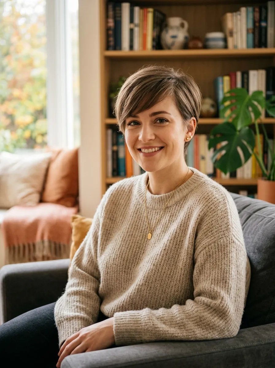 Soft Fringe Pixie