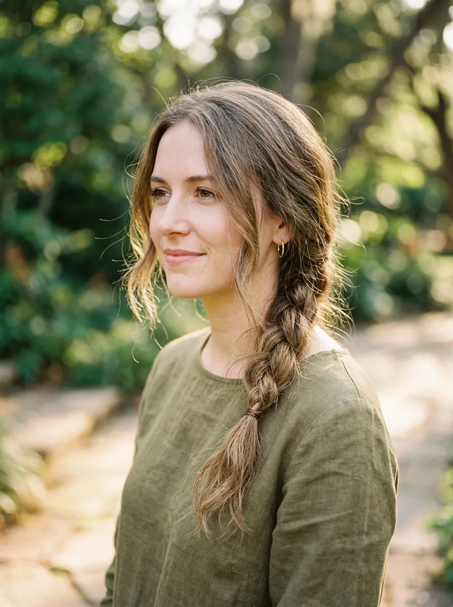 Loose Braid Worn to the Side