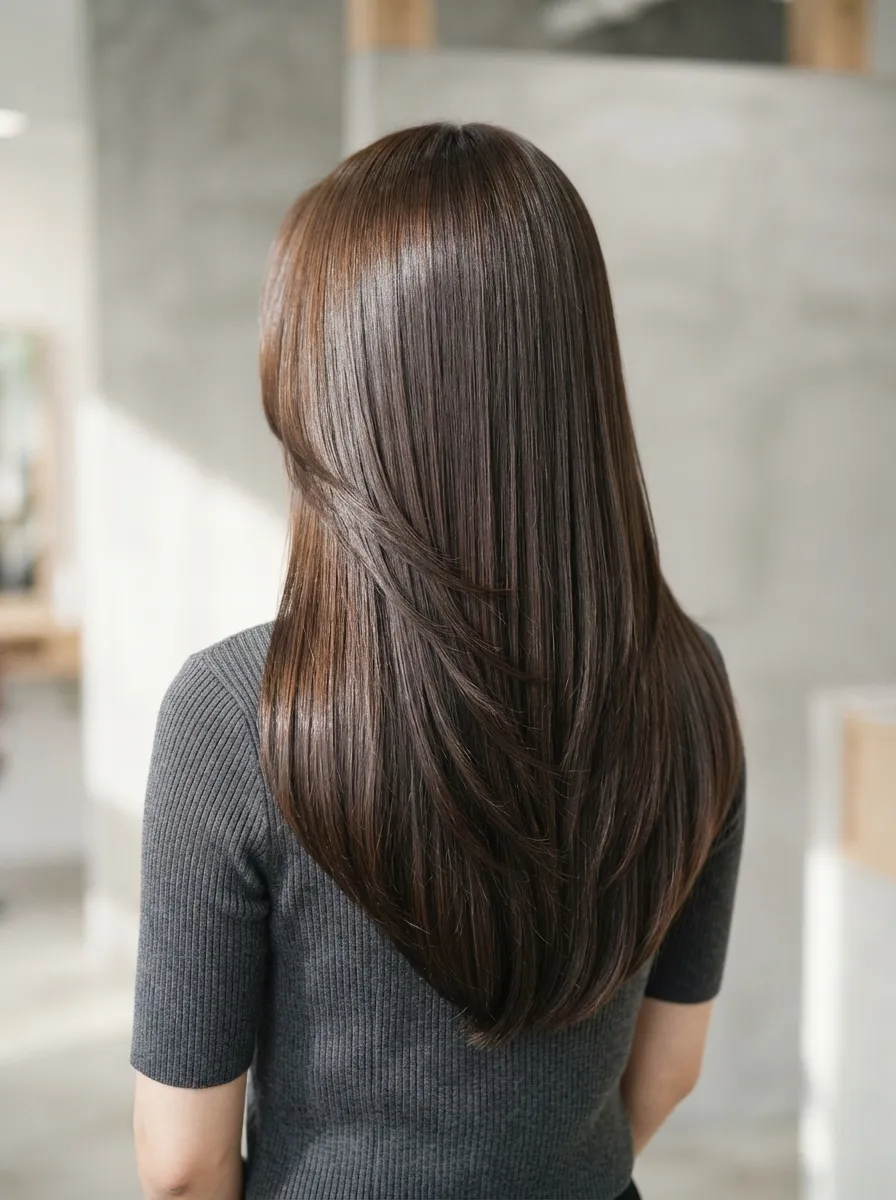 Butterfly Cut on Straight Hair