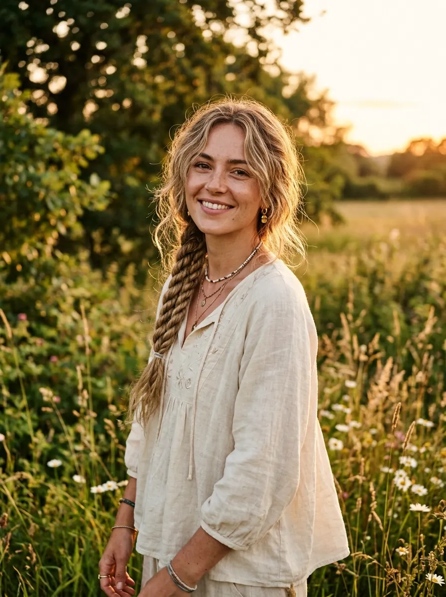 Boho Rope Braid With Loose Pieces