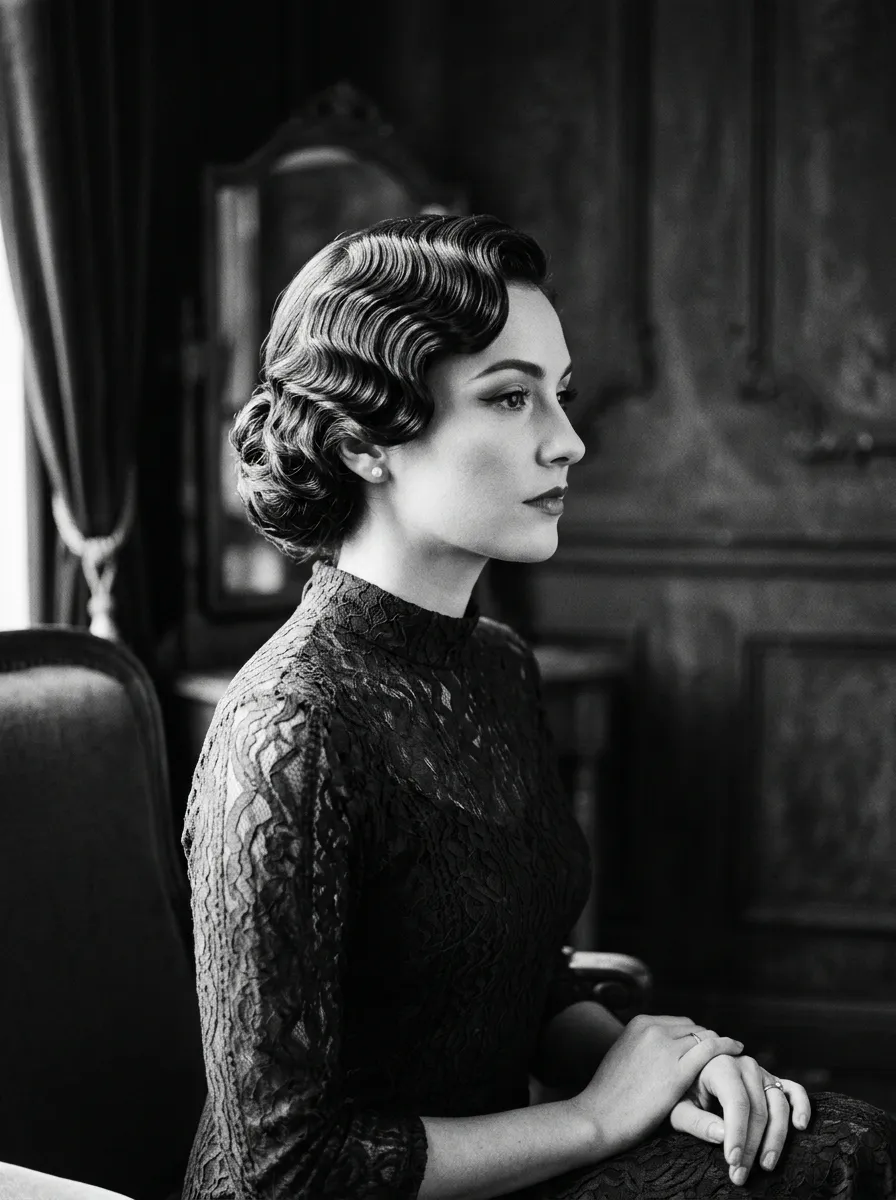 Vintage Finger Waves