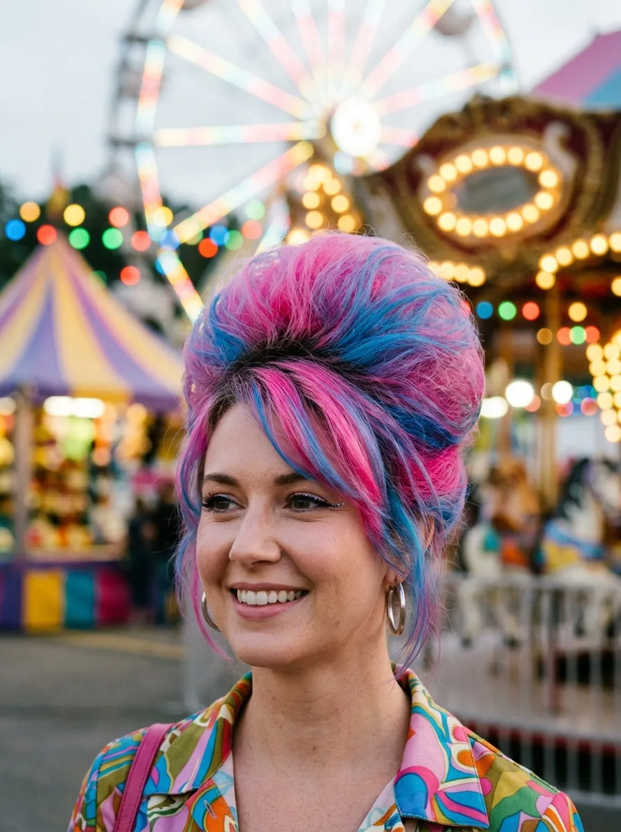 The Cotton Candy Poof