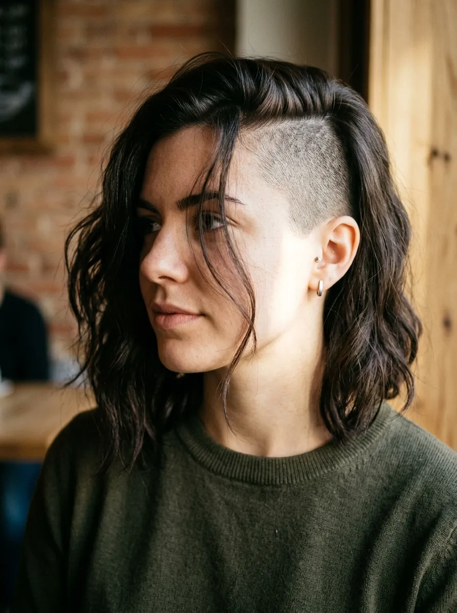 Side-Shaved Rocker Style