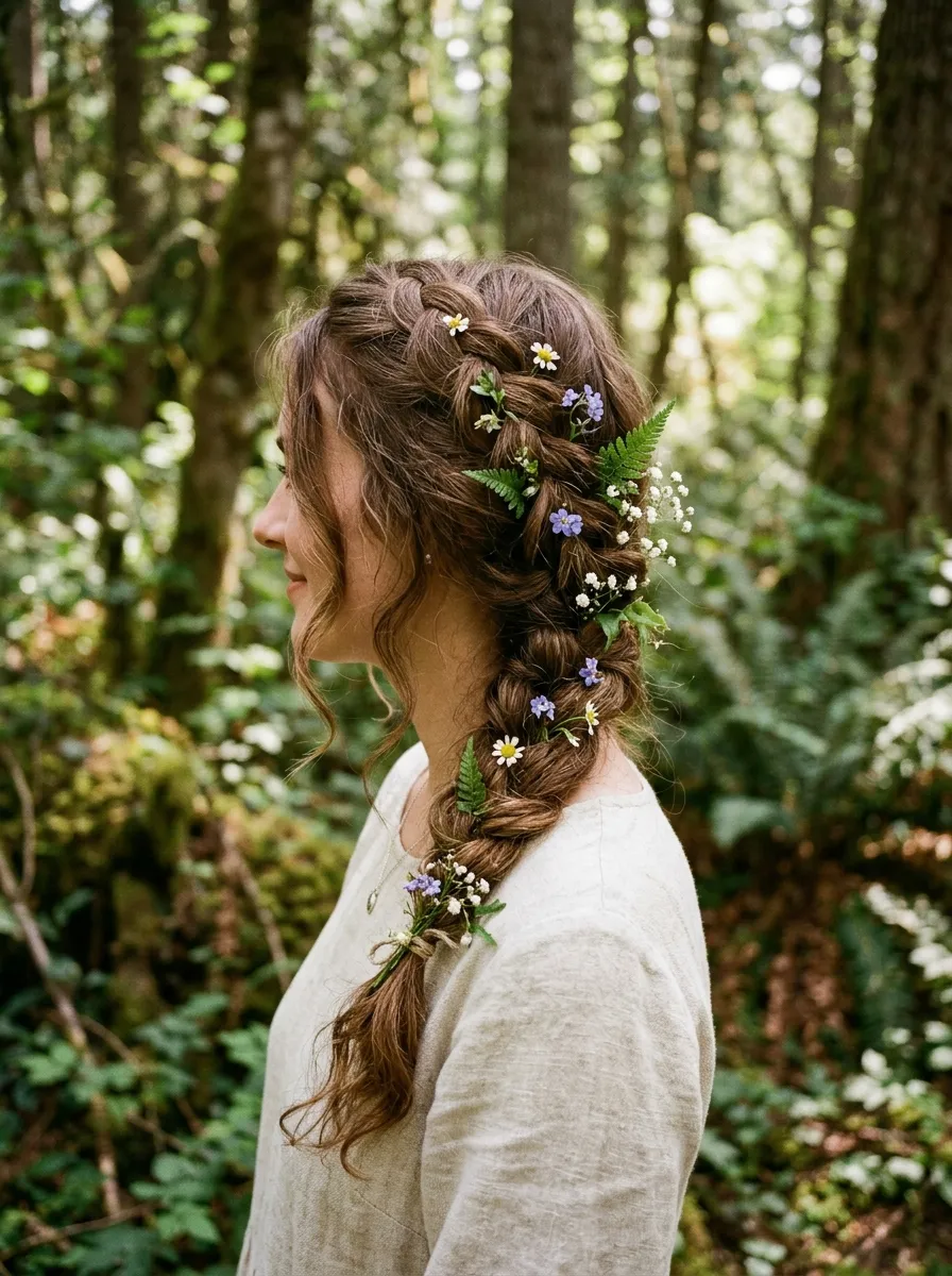 Boho Flower Braid