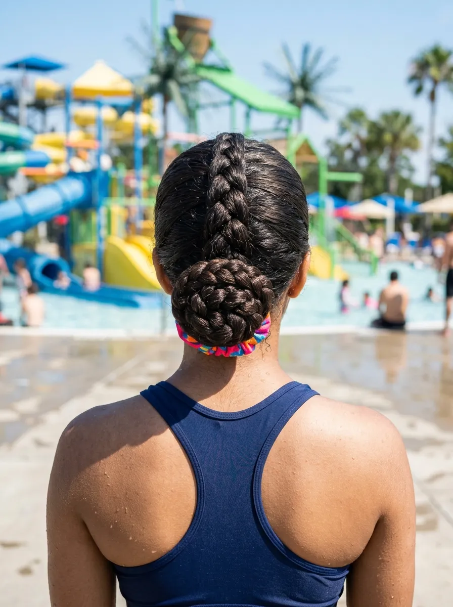 The Four-Strand Braided Bun