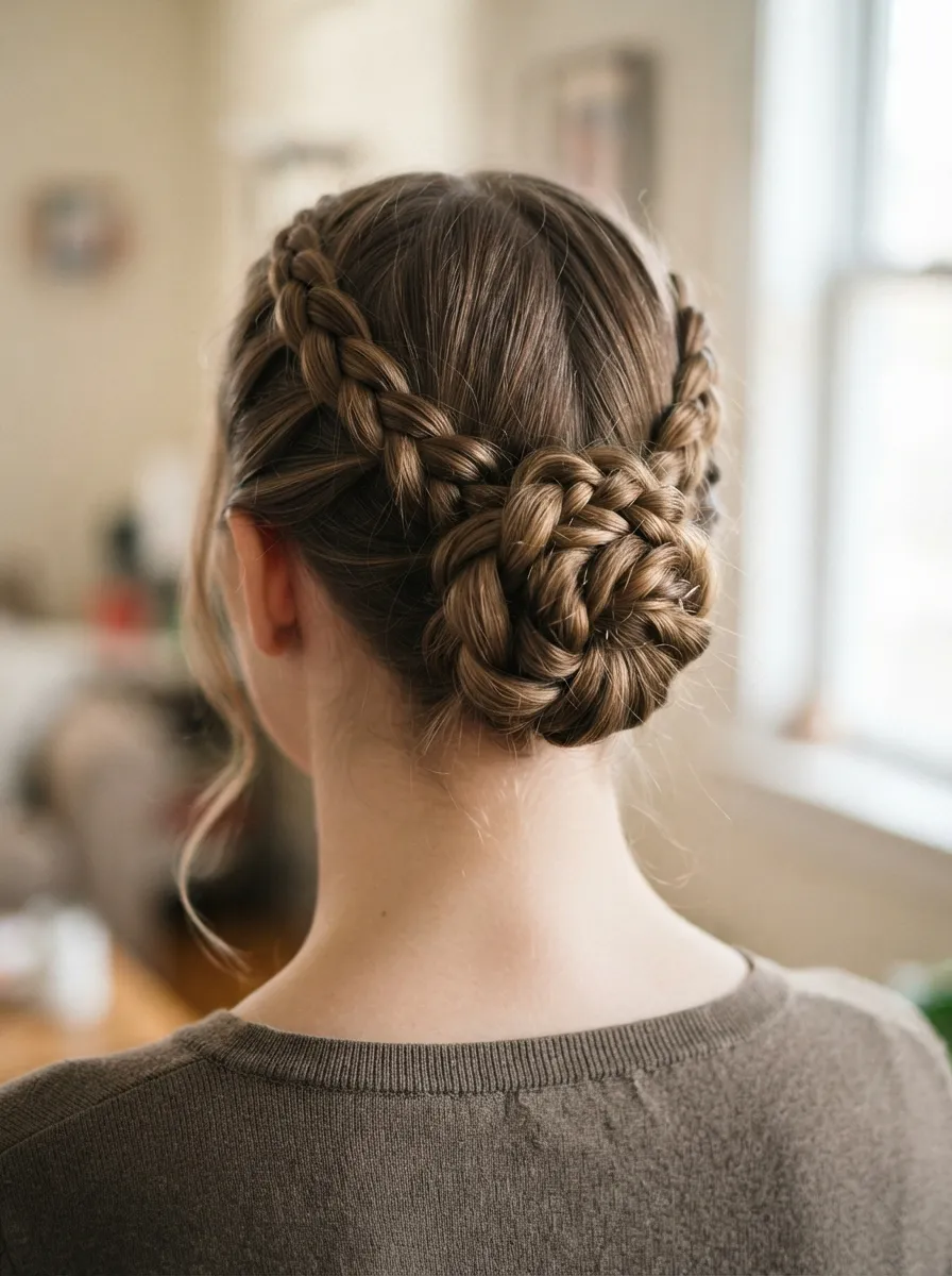 Double Braided Bun