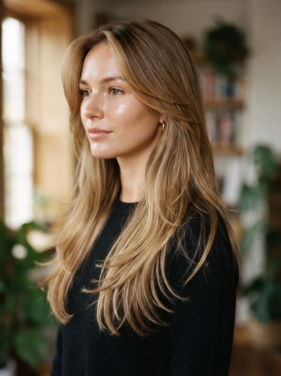 Long Layers with Feathered Tips