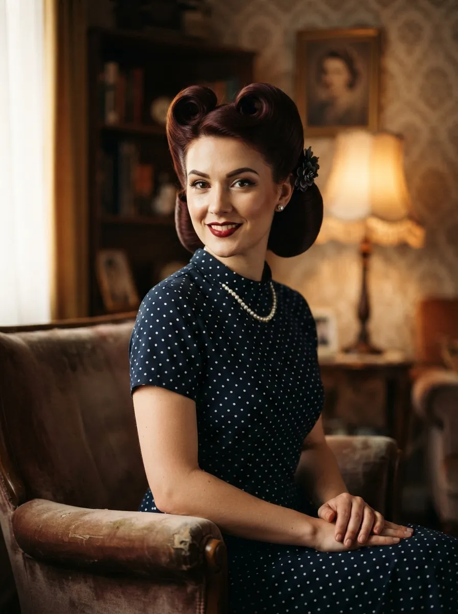 Vintage Victory Rolls