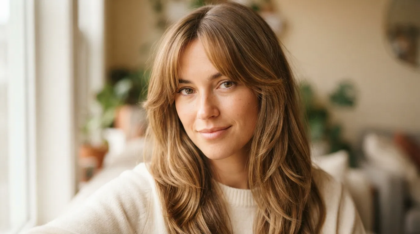 24 Trendy Long Curtain Bangs With Layers Ideas That Create Effortless Movement and Style